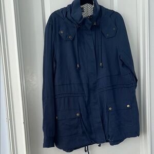 Market & Spruce Navy Utility Jacket